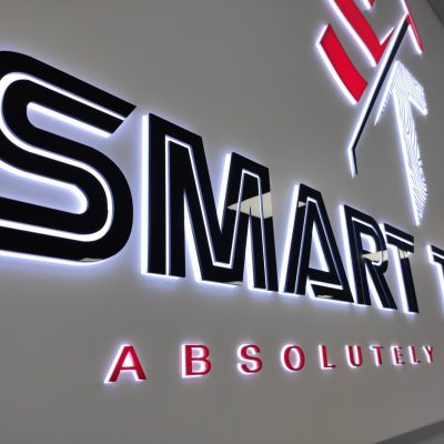 Push through Signage