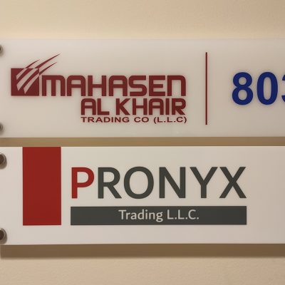 Acrylic Door Signage